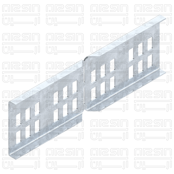  رابط بغل بند افقی قابل تنظیم خارجی دو خم، ارتفاع دیواره 6 سانتیمتر 