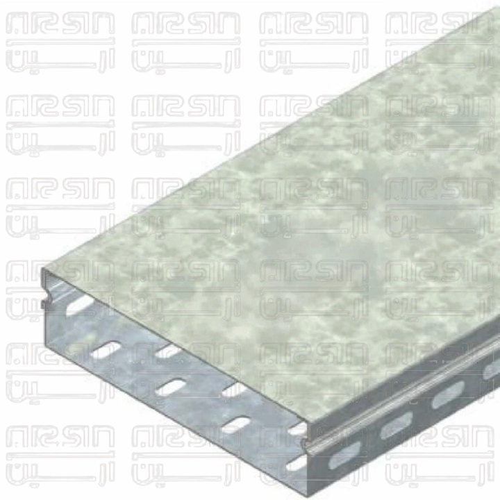 سینی کابل طرح داکت با درب چفت شونده، ورق 1 میلیمتر و ارتفاع دیواره 5 سانتیمتر
