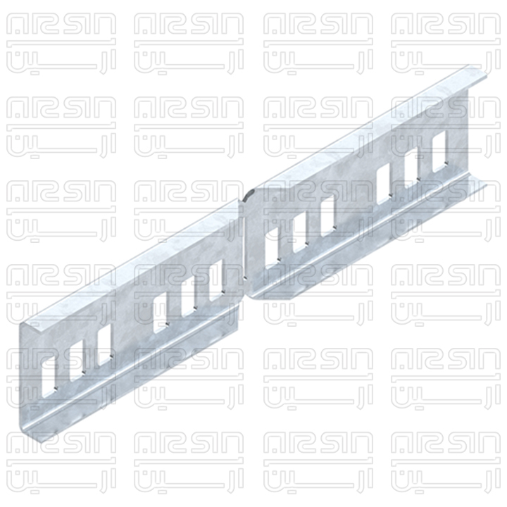  رابط بغل بند افقی قابل تنظیم خارجی دو خم، ارتفاع دیواره 4 سانتیمتر 