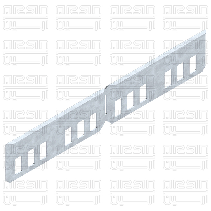  رابط بغل بند افقی قابل تنظیم داخلی تک خم، ارتفاع دیواره 4 سانتیمتر 